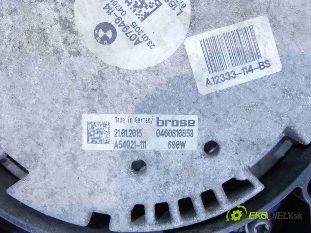 Bmw 5 F10 2010-2017 2.0d 190 HP automatic 140 kW 1995 cm3 4- Ventilátor chladiča 178990-10