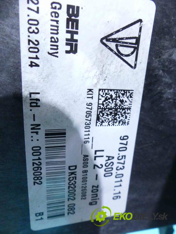 Porsche Panamera I 970 2009-2016 3.0 V6 420hp automatic 309 kW 2997 cm3 5- radiátor 97057301116 (Radiátory topení)