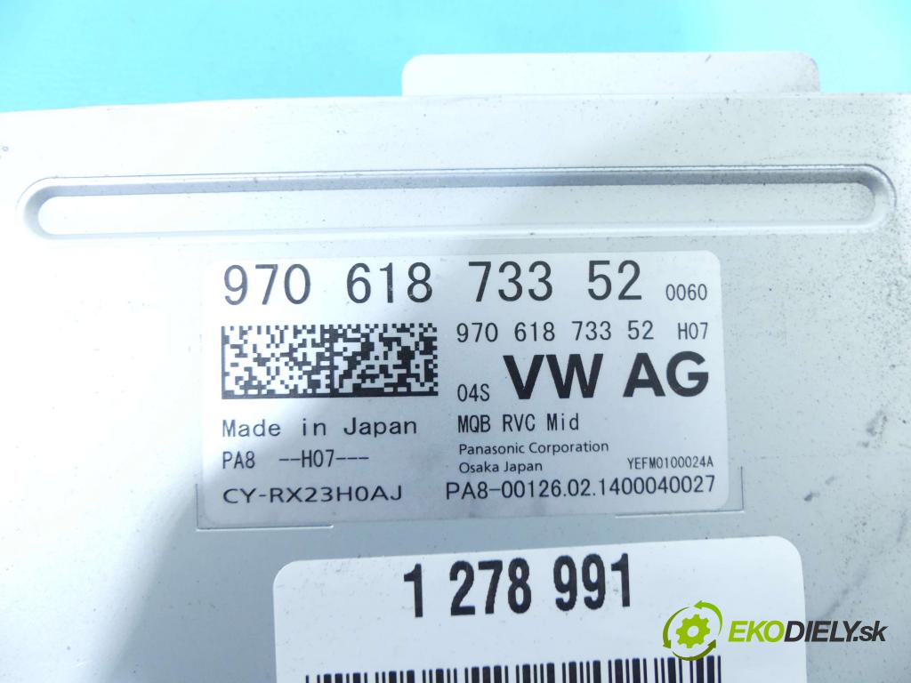 Porsche Panamera I 970 2009-2016 3.0 V6 420 hp automatic 309 kW 2997 cm3 5- modul riadiaca jednotka 97061873352 (Ostatné)