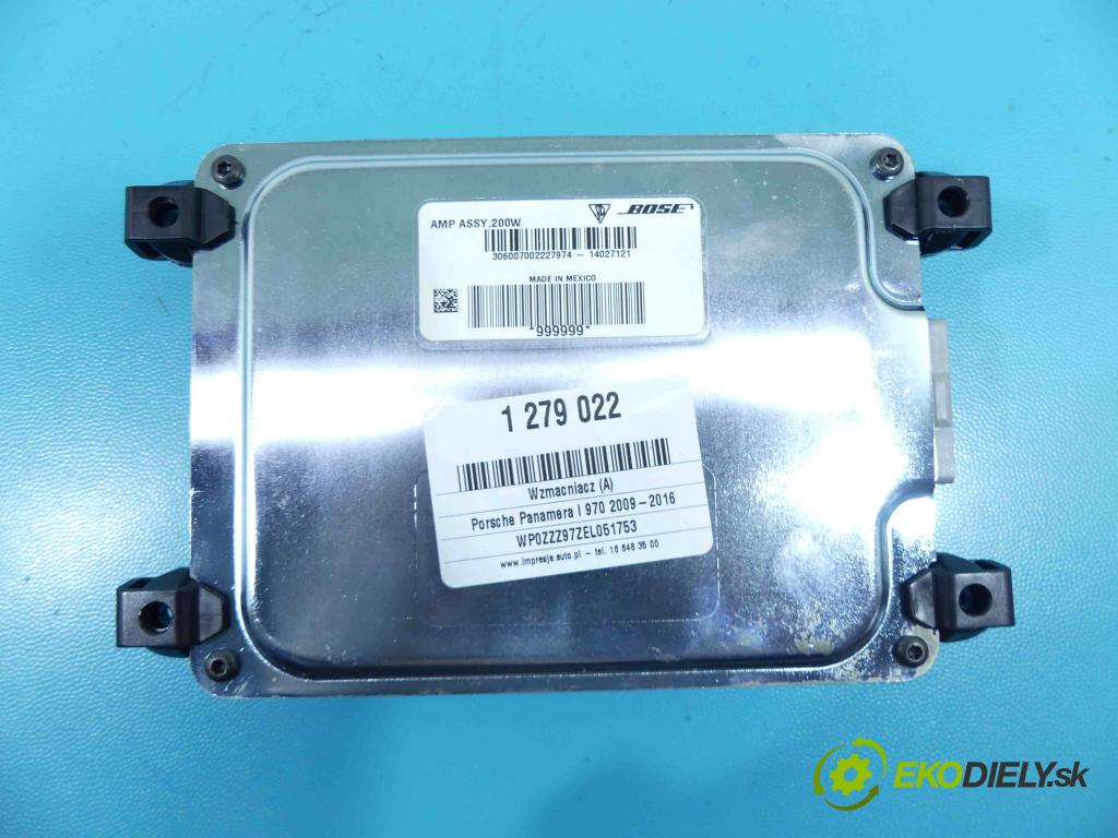 Porsche Panamera I 970 2009-2016 3.0 V6 420 hp automatic 309 kW 2997 cm3 5- Zesilovač:  (Zosilňovače)