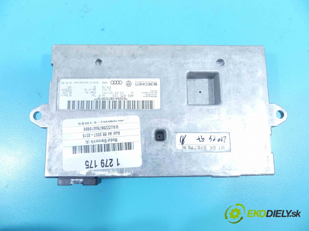 Audi A4 B8 2007-2015 2.7 tdi 190 HP automatic 140 kW 2698 cm3 4- modul riadiaca jednotka 4E0035729 (Ostatné)