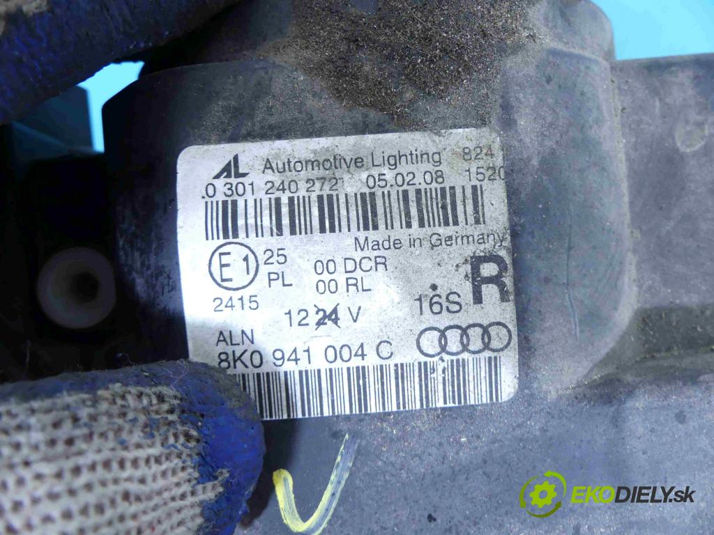 Audi A4 B8 2007-2015 2.7 tdi 190 HP automatic 140 kW 2698 cm3 4- Reflektor: pravý 8K0941004C (Pravé)