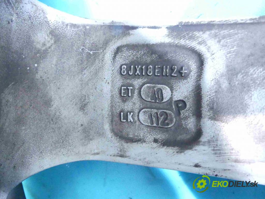 Audi A4 B8 2007-2015 2.7 tdi 190 hp automatic 140 kW 2698 cm3 4- hlinikové disky R18 5X112 ET40 8J