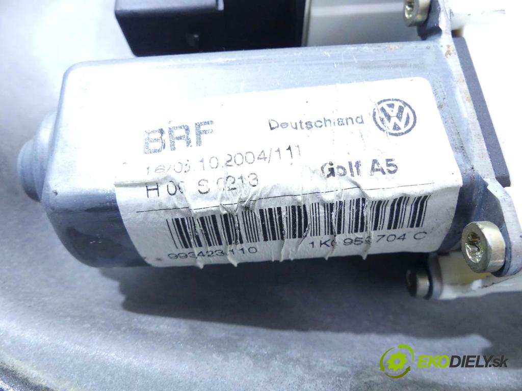 Vw Golf V 2003-2009 1.9 tdi 105 hp manual 77 kW 1896 cm3 5- mechanismus stahování zadní pravý 1K0959704C