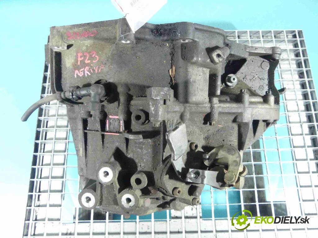 Opel Meriva A 2002-2010 1.7 cdti 101 HP manual 74 kW 1686 cm3 5- prevodovka stupeň,rýchlosť manual F23