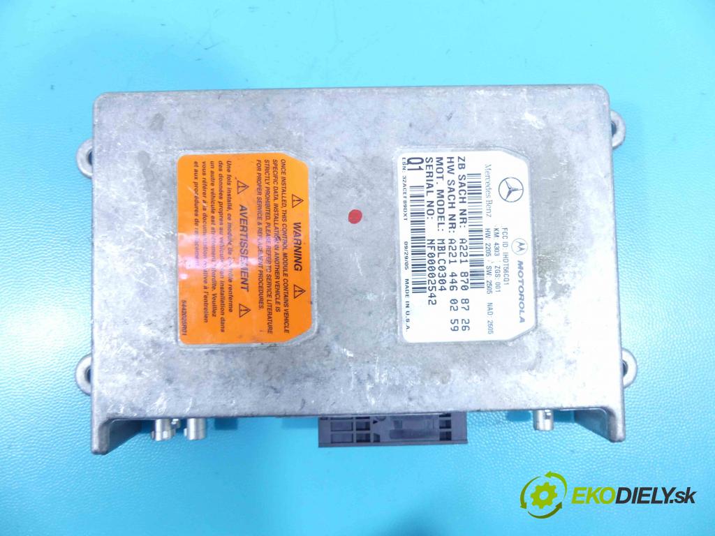 Mercedes R W251 2005-2013 3.5 V6 272 HP automatic 200 kW 3498 cm3 5- modul riadiaca jednotka A2218708726 (Ostatné)