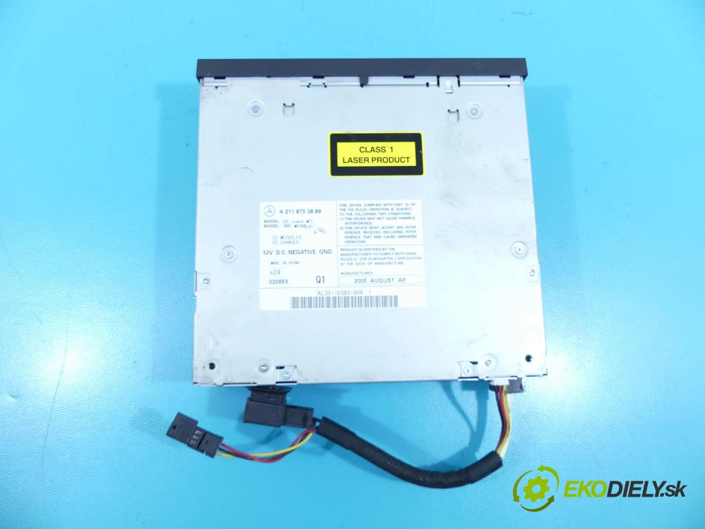 Mercedes R W251 2005-2013 3.5 V6 272 HP automatic 200 kW 3498 cm3 5- Menič: cd A2118703889 (CD meniče)