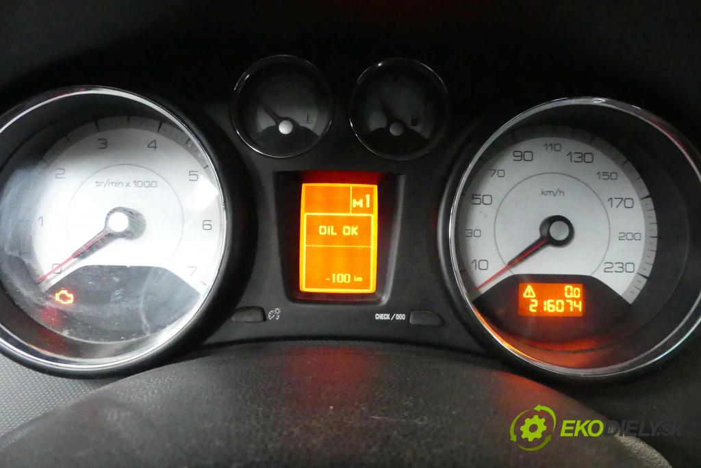 Peugeot 308 I 2007-2013 1.6 16v 120 HP automatic 88 kW 1598 cm3 5- prístrojovka/ budíky 9665107580 (Prístrojové dosky, displeje)