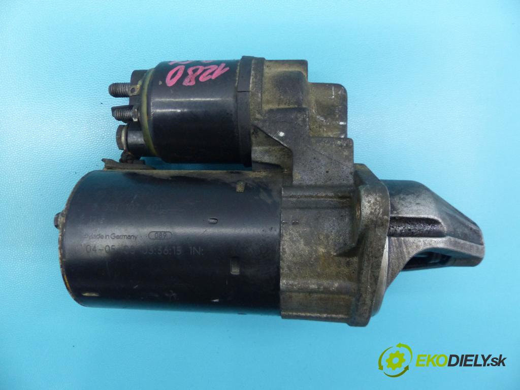Opel Astra II 1998-2009 1.6 16v 101 HP manual 74 kW 1598 cm3 3- štartér 0001107401 (Štartéry)