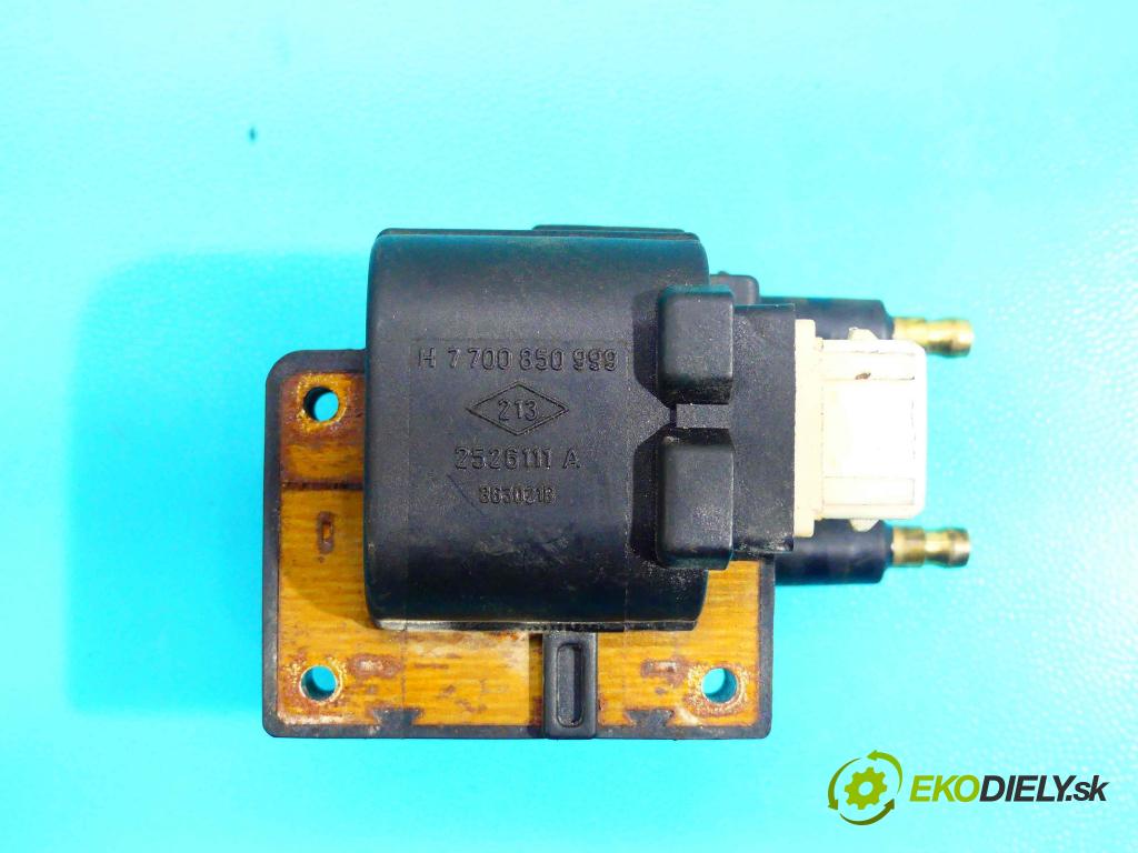 Renault Megane I 1995-2003 1.6 8v 90 HP manual 66 kW 1598 cm3 5- cievka zapaľovacia 7700850999 (Zapaľovacie cievky, moduly)