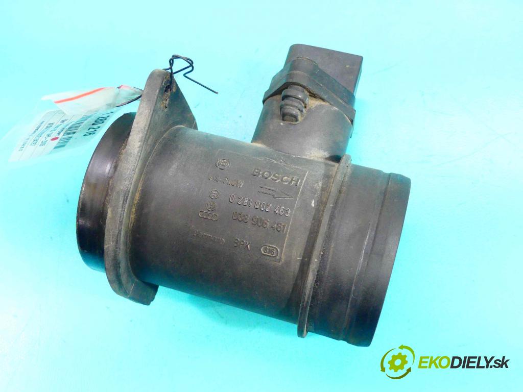 Vw Passat B5 1995-2005 1.9 tdi 101 HP manual 74 kW 1896 cm3 5- průtokoměr: 0281002463 (Váhy vzduchu)