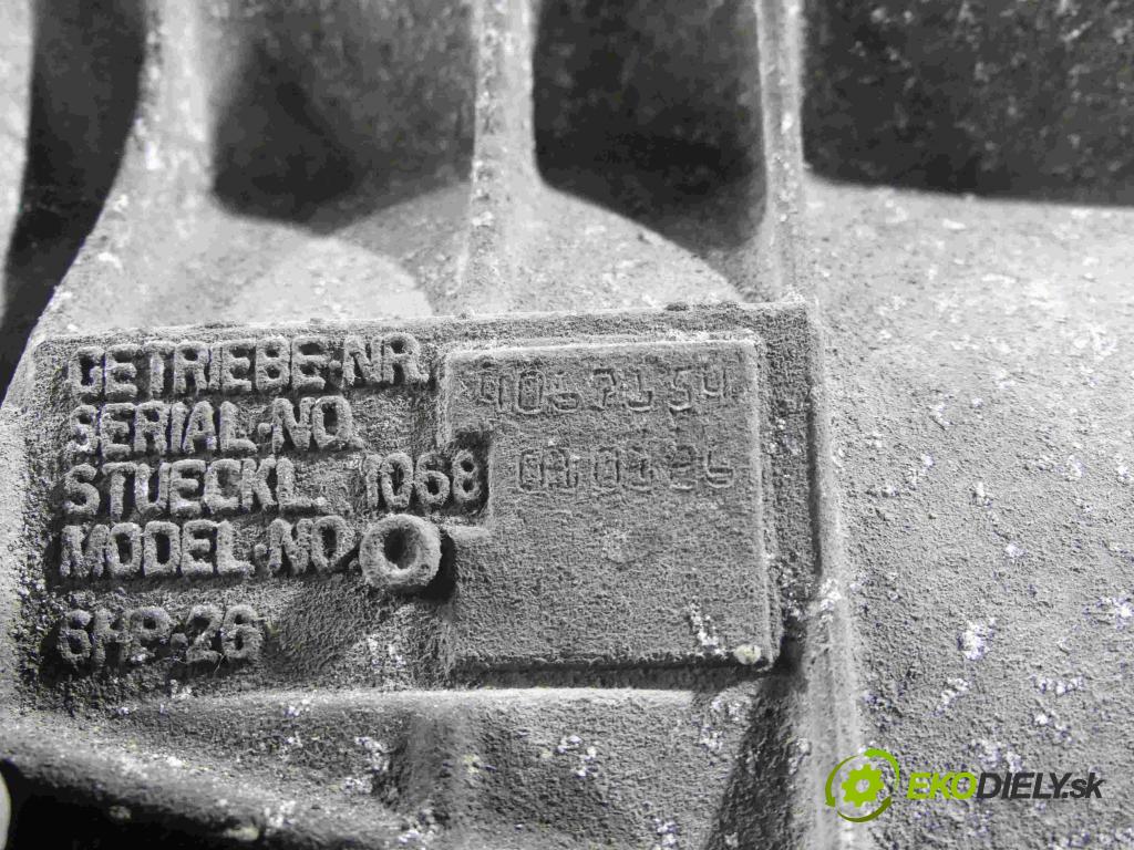 Bmw 7 E65 2001-2008 3.0d M57N2: 231 HP automatic 170 kW 2993 cm3 4- prevodovka stupeň,rýchlosť automat 6HP-26