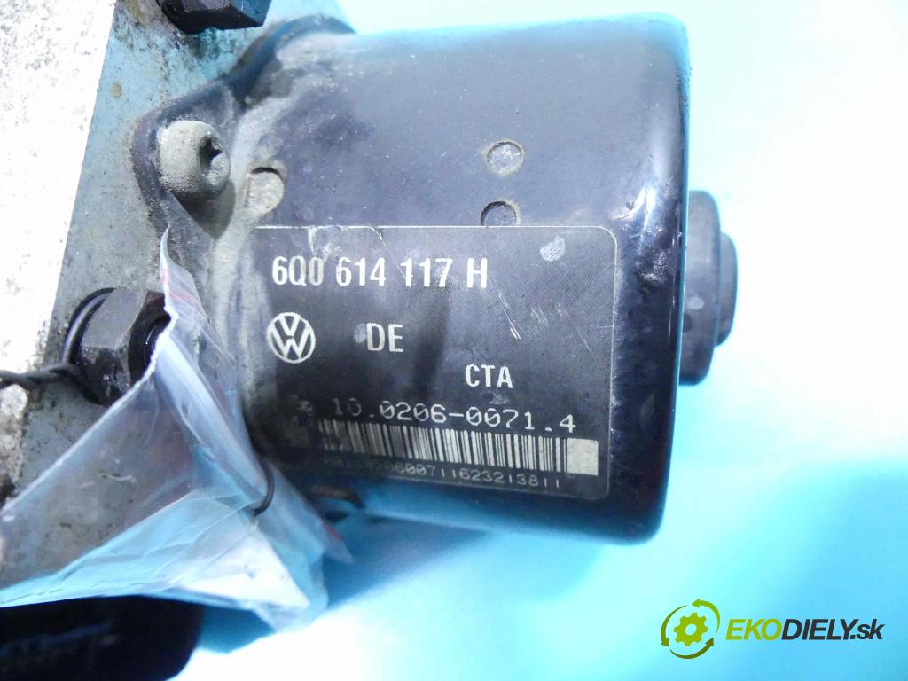 Vw Polo IV 9N 2001-2009 1.2 12v 64 HP manual 47 kW 1198 cm3 3- čerpadlo abs 6Q0614117H (Pumpy ABS)