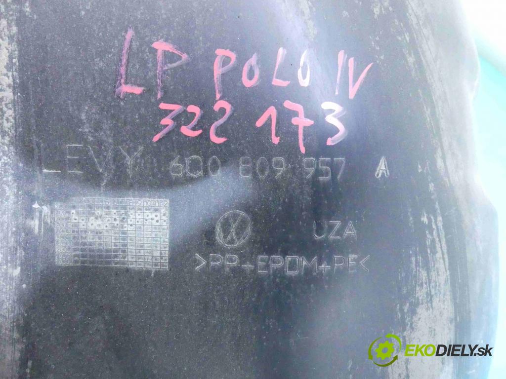 Vw Polo IV 9N 2001-2009 1.2 12v 64 hp manual 47 kW 1198 cm3 3- blatník: přední levé 6Q0809957A