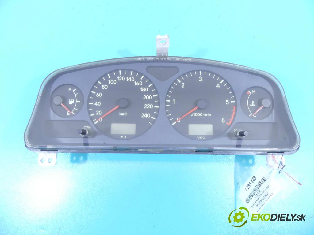 Toyota Avensis I T22 1997-2003 2.0 D4D 110 HP manual 81 kW 1995 cm3 5- prístrojovka/ budíky 83800-05310 (Prístrojové dosky, displeje)
