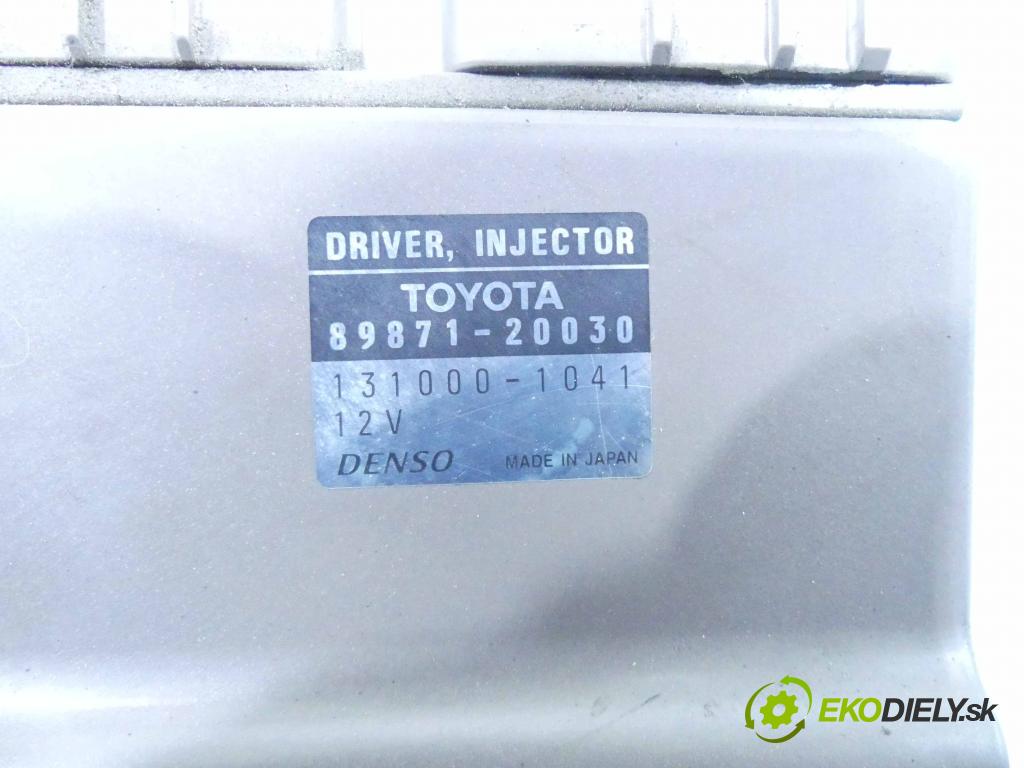Toyota Avensis I T22 1997-2003 2.0 D4D 110 HP manual 81 kW 1995 cm3 5- modul riadiaca jednotka 89871-20030 (Ostatné)
