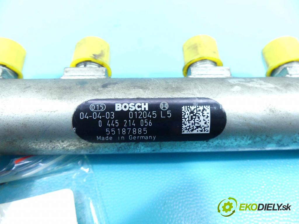 Opel Vectra C 2002-2008 1.9 cdti 120 HP manual 88 kW 1910 cm3 4- lišta vstrekovacia 0445214056 (Vstrekovacie lišty)