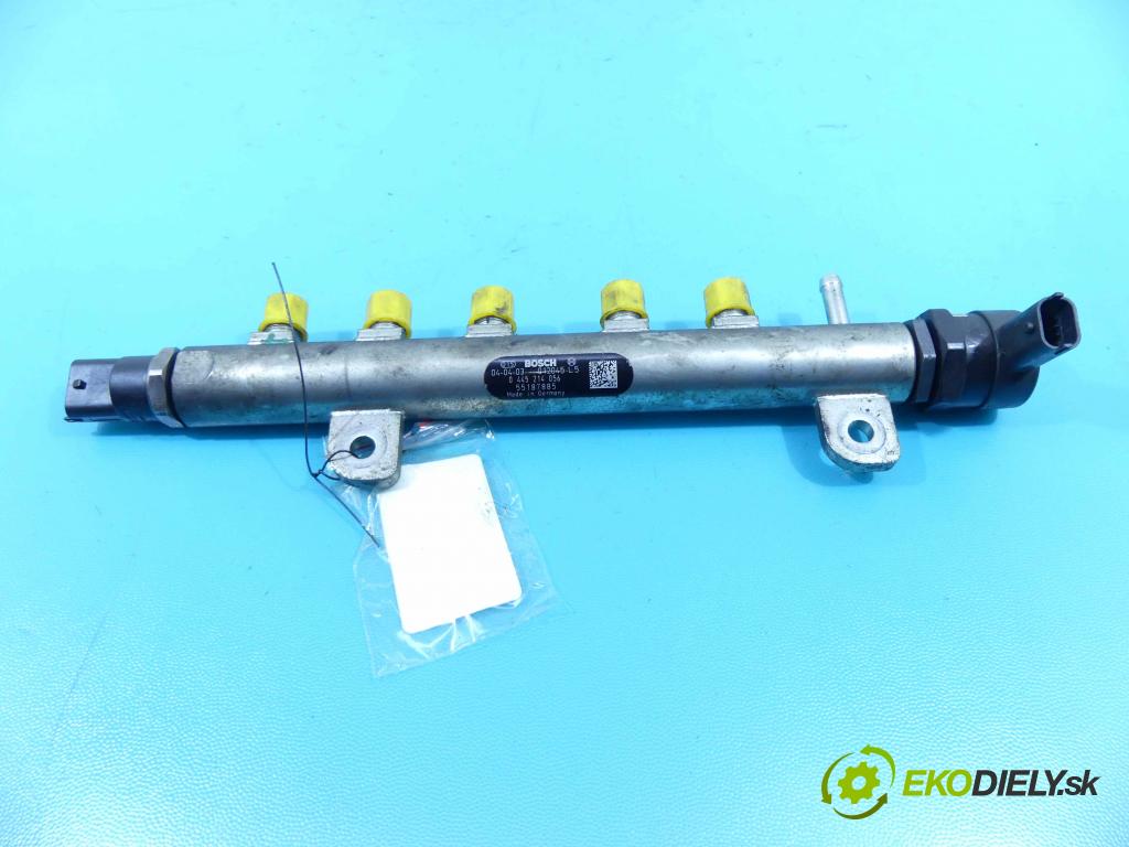 Opel Vectra C 2002-2008 1.9 cdti 120 HP manual 88 kW 1910 cm3 4- lišta vstrekovacia 0445214056 (Vstrekovacie lišty)