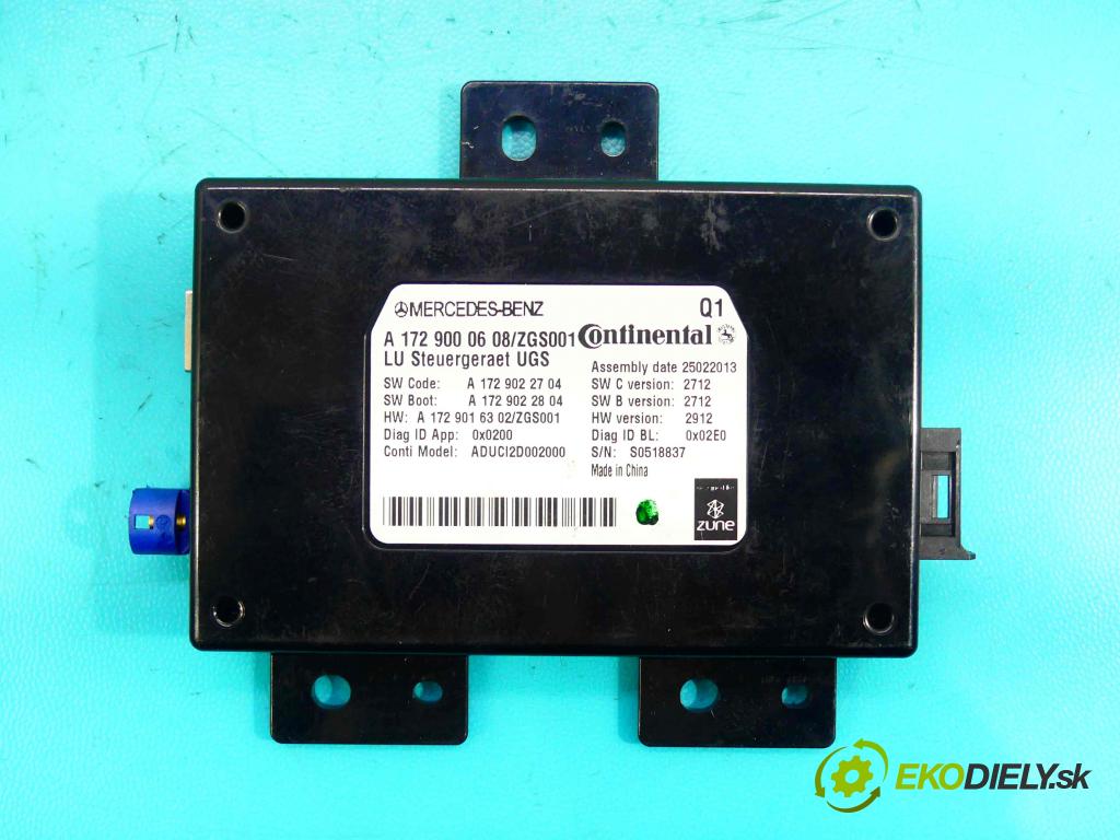 Mercedes E W212 2009-2016 2,2.0 CDI 136 HP automatic 100 kW 2143 cm3 4- modul riadiaca jednotka A1729000608 (Ostatné)