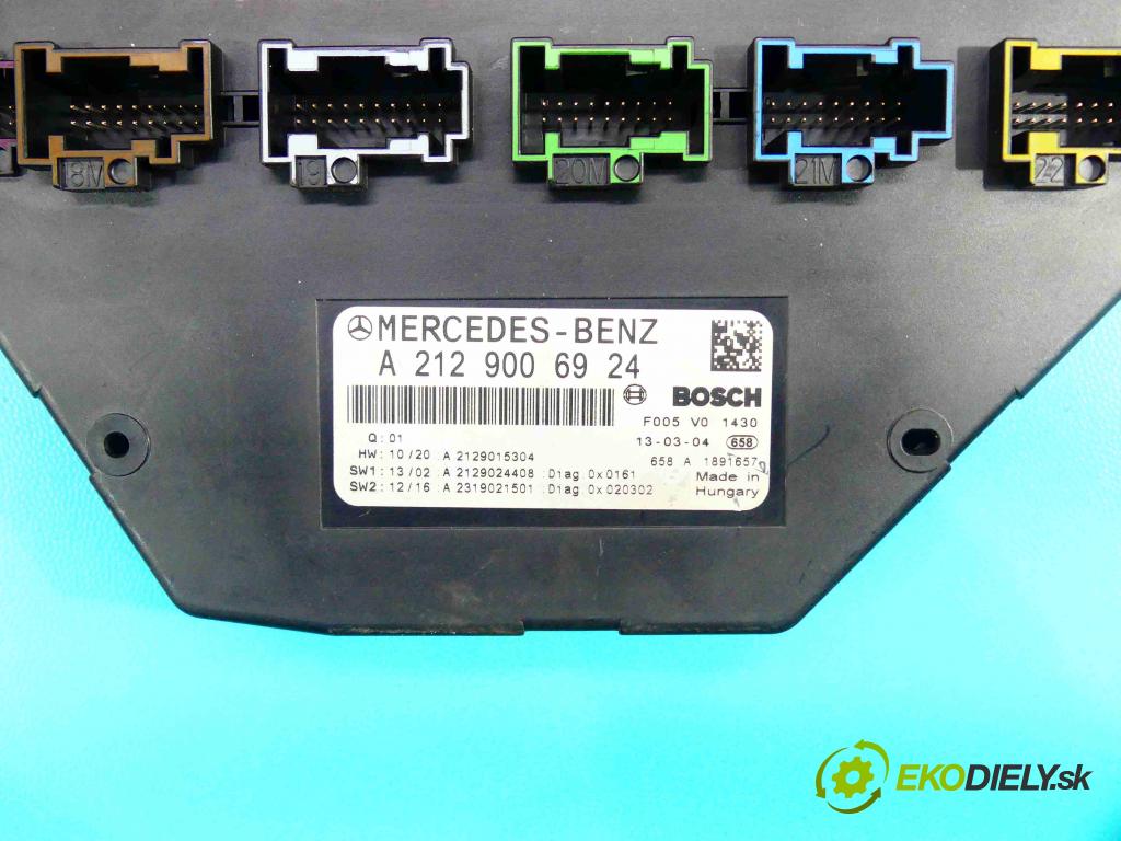 Mercedes E W212 2009-2016 2,2.0 CDI 136 HP automatic 100 kW 2143 cm3 4- modul riadiaca jednotka A2129006924 (Ostatné)