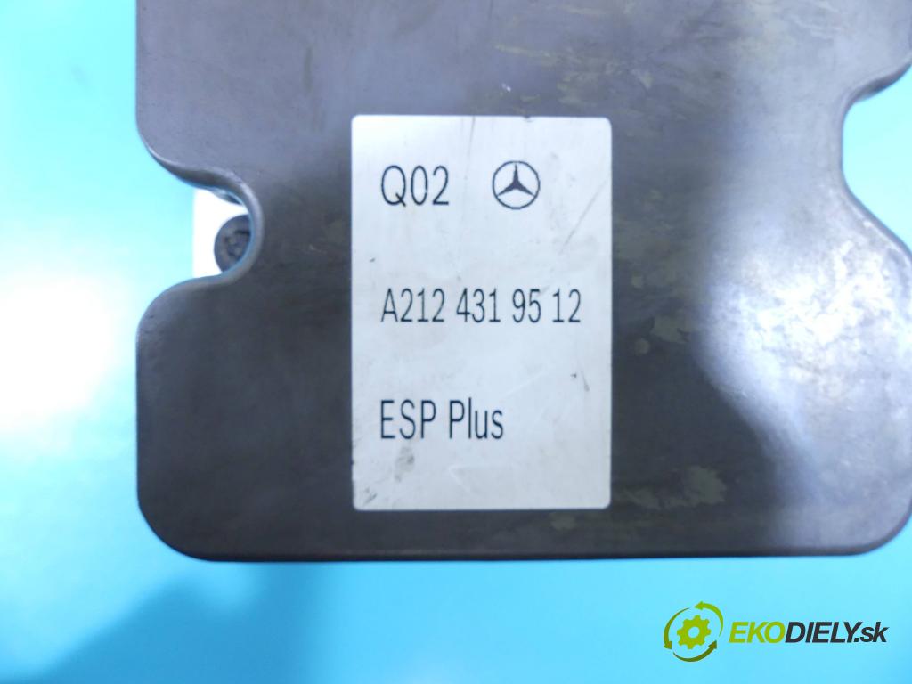 Mercedes E W212 2009-2016 2,2.0 CDI 136 HP automatic 100 kW 2143 cm3 4- čerpadlo abs A2124319512 (Pumpy ABS)