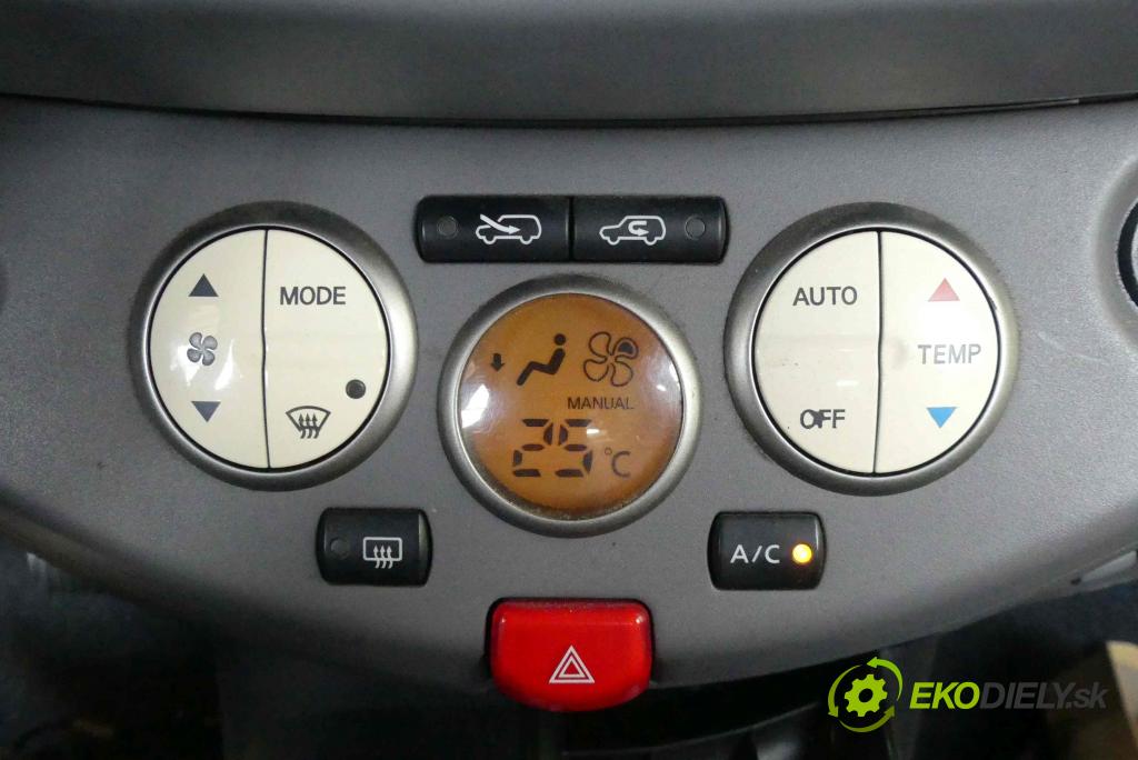 Nissan Micra K12 2003-2010 1.5 dci 65 HP manual 48 kW 1461 cm3 5- panel kúrenia 27500AX701