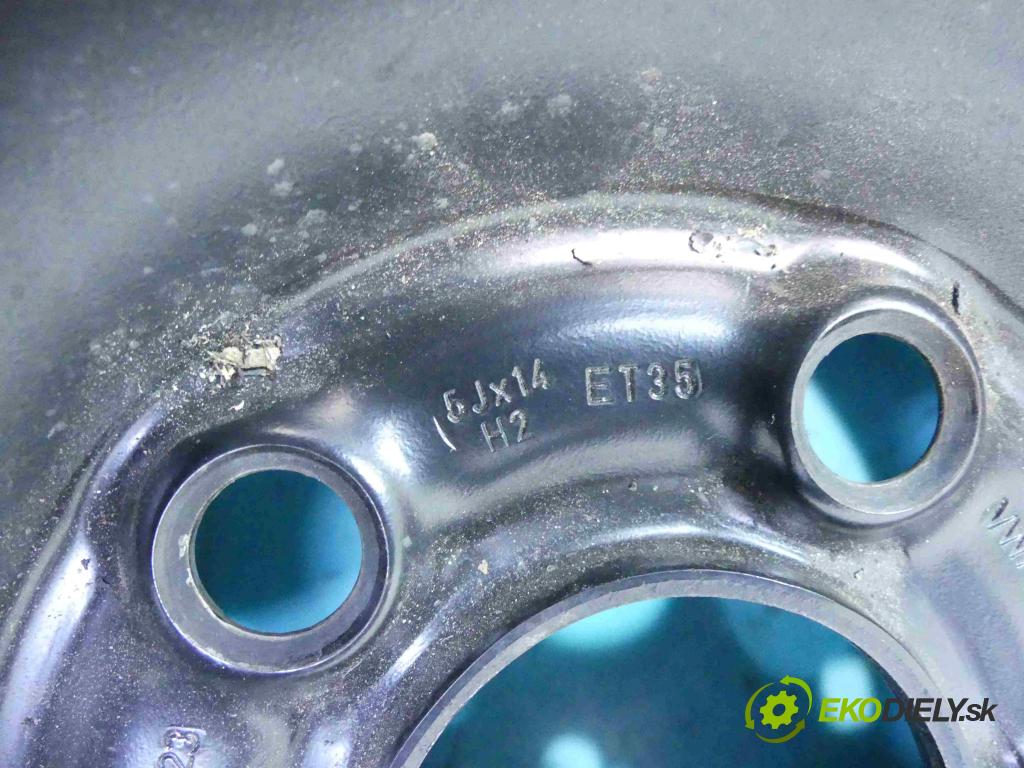 Skoda Fabia I 1999-2007 1.4 mpi 60 hp manual 44 kW 1397 cm3 5- kolo dojazdove: R14 5X100 165/70 ET35 5J