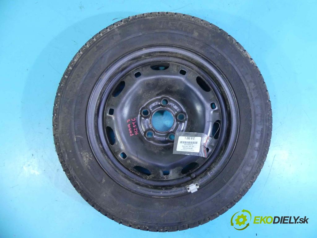 Skoda Fabia I 1999-2007 1.4 mpi 60 hp manual 44 kW 1397 cm3 5- kolo dojazdove: R14 5X100 165/70 ET35 5J