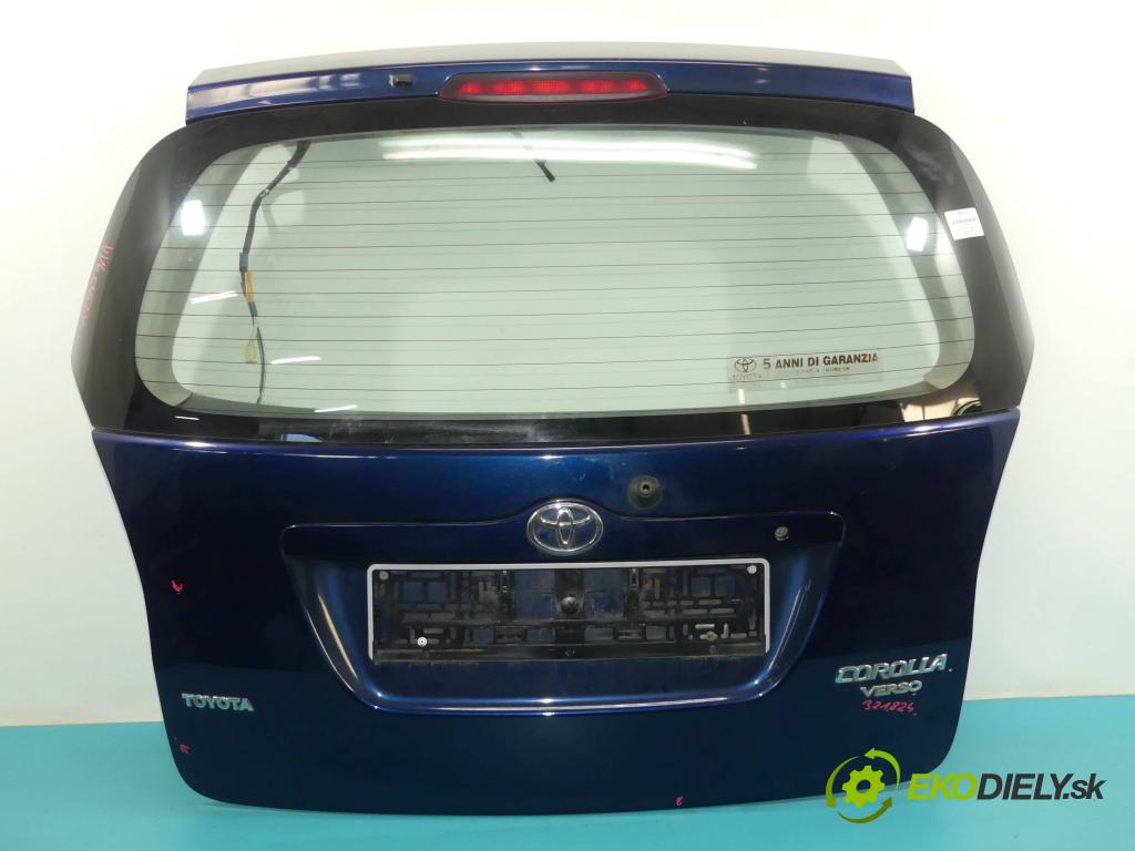 Toyota Corolla Verso I 2001-2004 2.0 D4D 90 hp manual 66 kW 1995 cm3 5- zadní kufrové dveře  (Zadní kapoty)