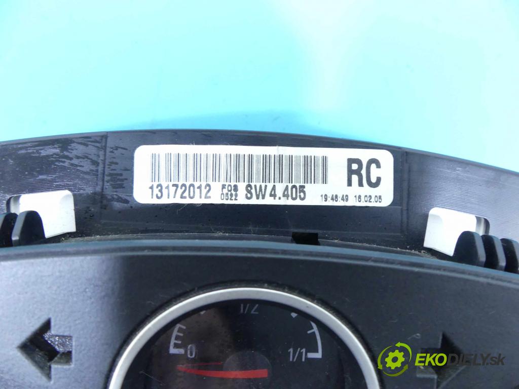 Opel Astra III 2004-2014 1.9 cdti 120 HP manual 88 kW 1910 cm3 5- prístrojovka/ budíky 13172012 (Prístrojové dosky, displeje)