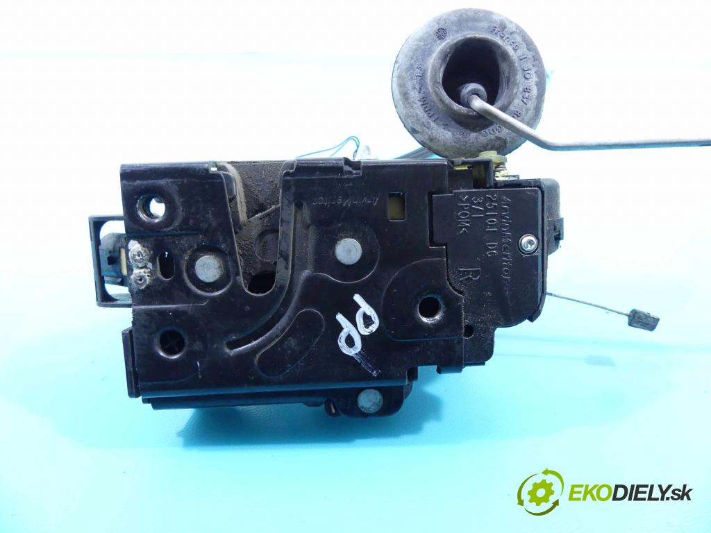 Vw Caddy III 2K 2003-2015 1.9 tdi 75 hp manual 55 kW 1896 cm3 5- zámek přední pravý 3B1837016BR