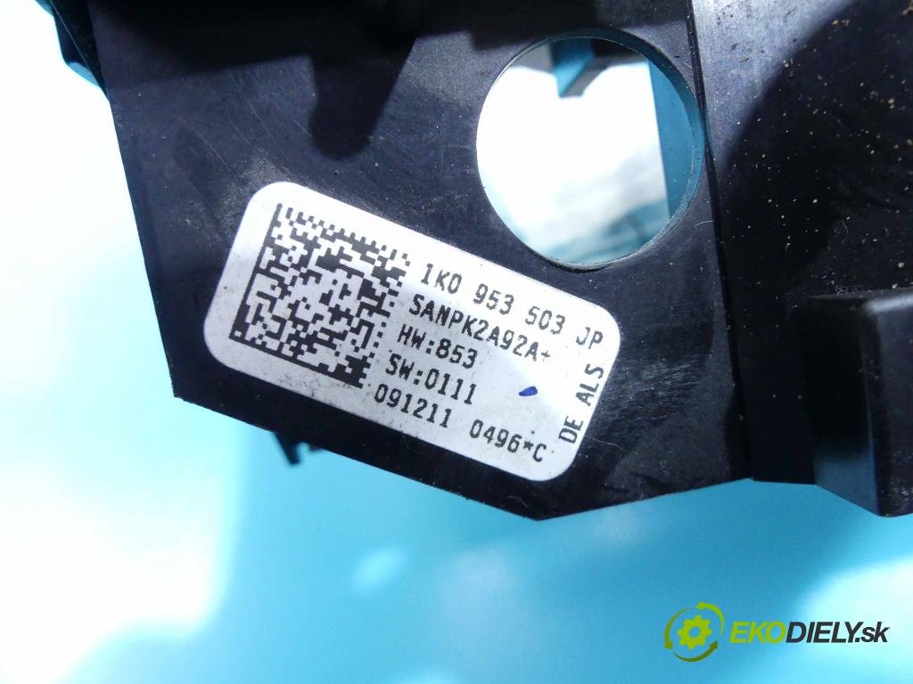 Vw Caddy III 2K 2003-2020 1.9 tdi 75 hp manual 55 kW 1896 cm3 5- Přepínač sdružený 1K0953503JP (Páčky pod volantem)