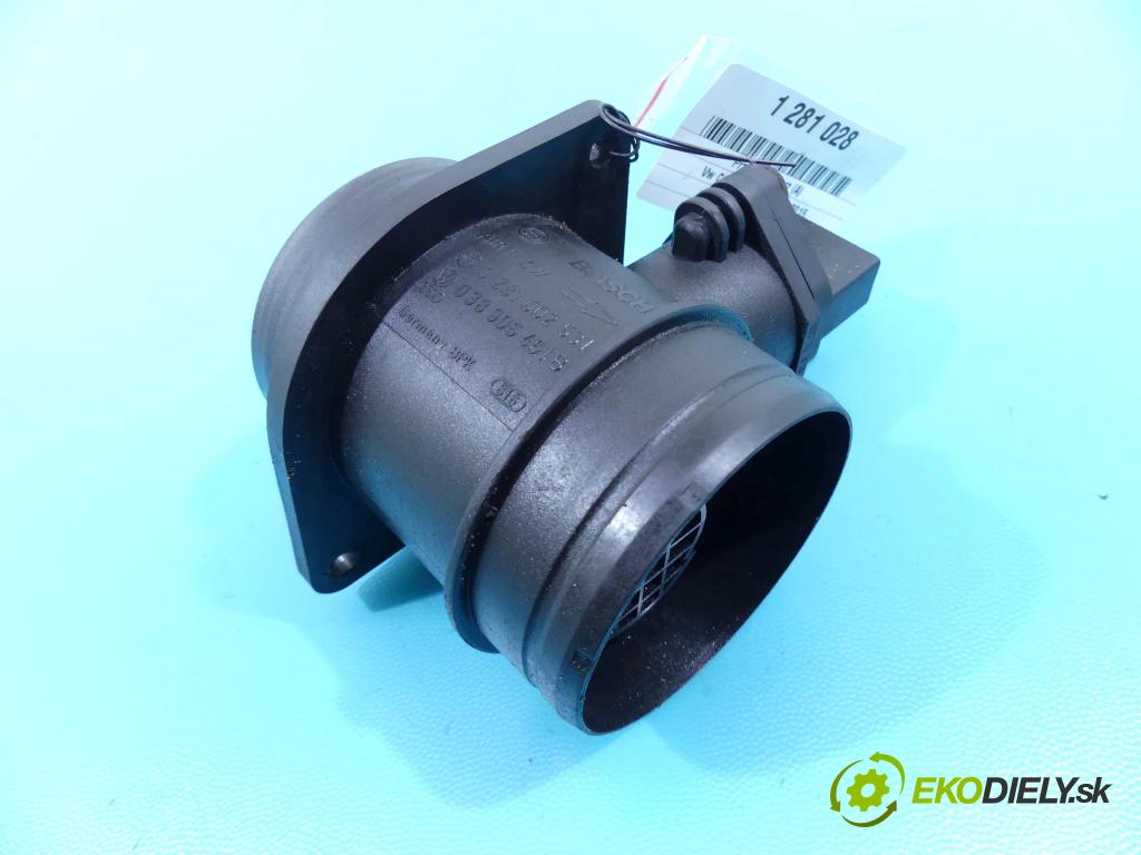 Vw Caddy III 2K 2003-2015 1.9 tdi 75 HP manual 55 kW 1896 cm3 5- průtokoměr: 0281002531 (Váhy vzduchu)