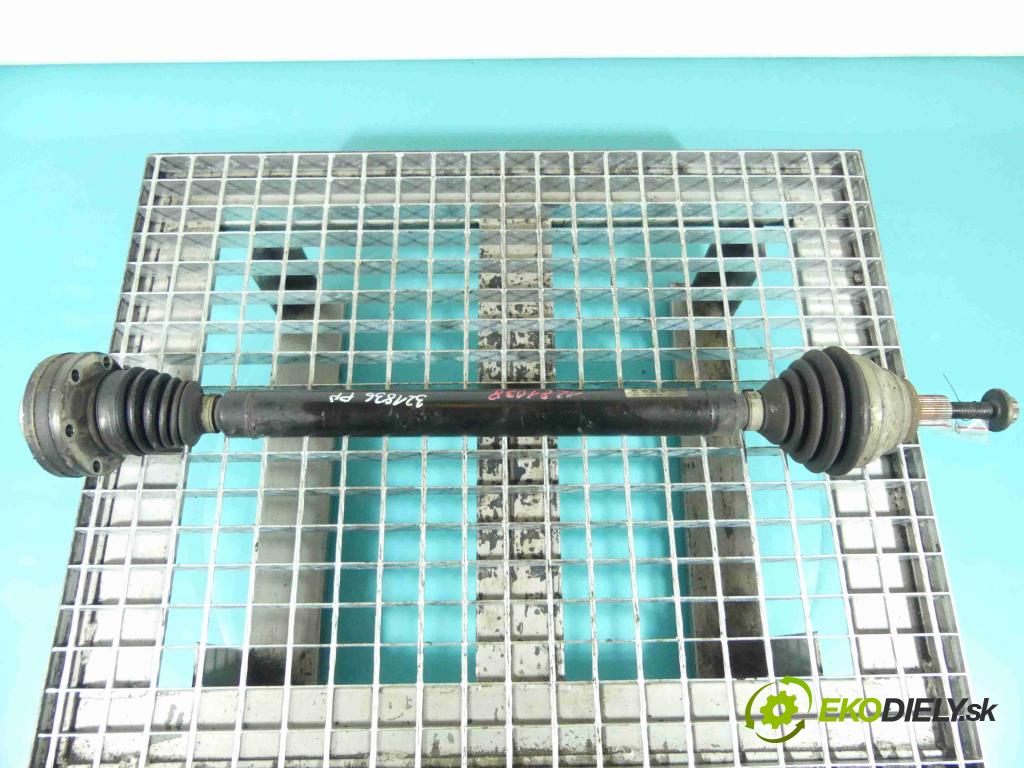 Vw Caddy III 2K 2003-2015 1.9 tdi 75 HP manual 55 kW 1896 cm3 5- poloos pravé 2K0407272E (Poloosy)