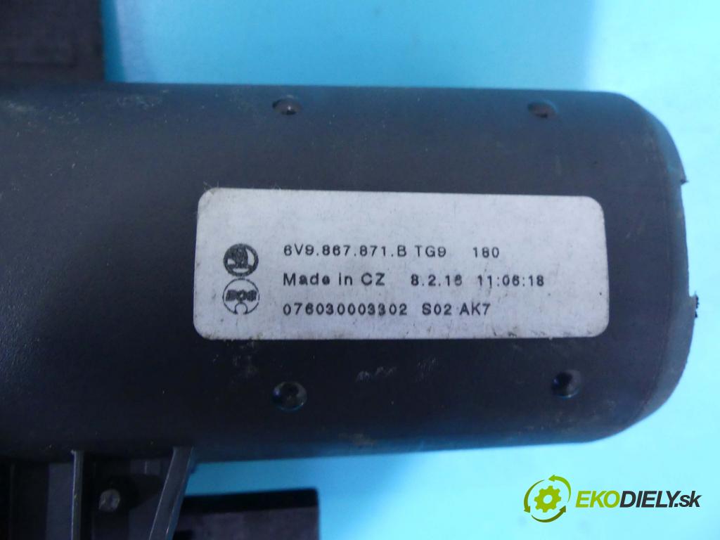 Skoda Fabia III 2014- 1.4 tdi 105 HP manual 77 kW 1422 cm3 5- roleta 6V9867871B (Rolety kufra)