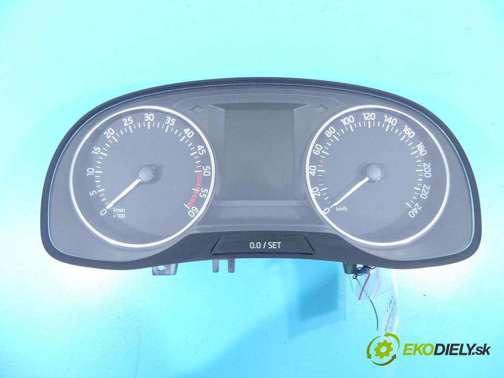 Skoda Fabia III 2014- 1.4 tdi 105 HP manual 77 kW 1422 cm3 5- prístrojovka/ budíky 6V0920731A (Prístrojové dosky, displeje)