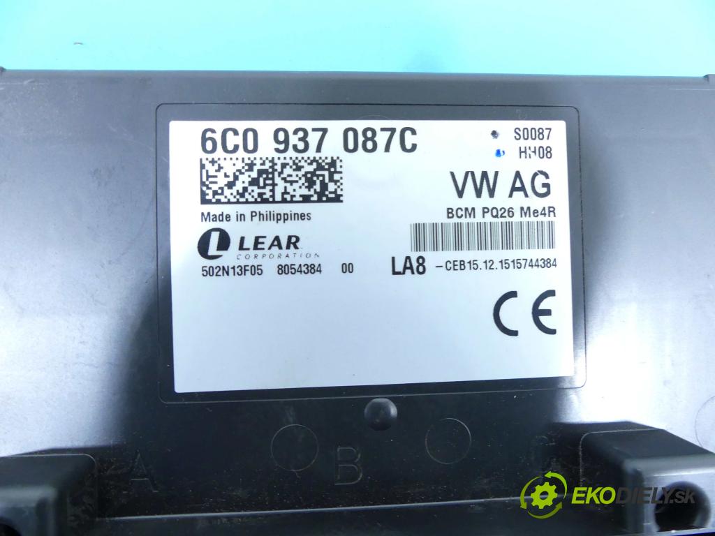 Skoda Fabia III 2014- 1.4 tdi 105 HP manual 77 kW 1422 cm3 5- modul riadiaca jednotka 6C0937087C (Ostatné)