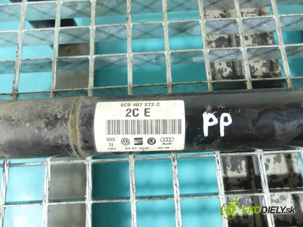 Skoda Fabia III 2014- 1.4 tdi 105 HP manual 77 kW 1422 cm3 5- poloos pravé 6C0407272C (Poloosy)