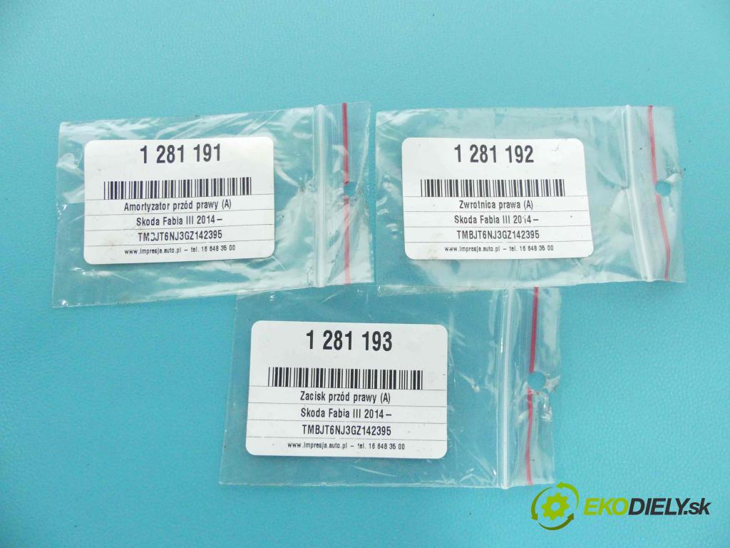 Skoda Fabia III 2014- 1.4 tdi 105 HP manual 77 kW 1422 cm3 5- náboj pravé  (Náboje)