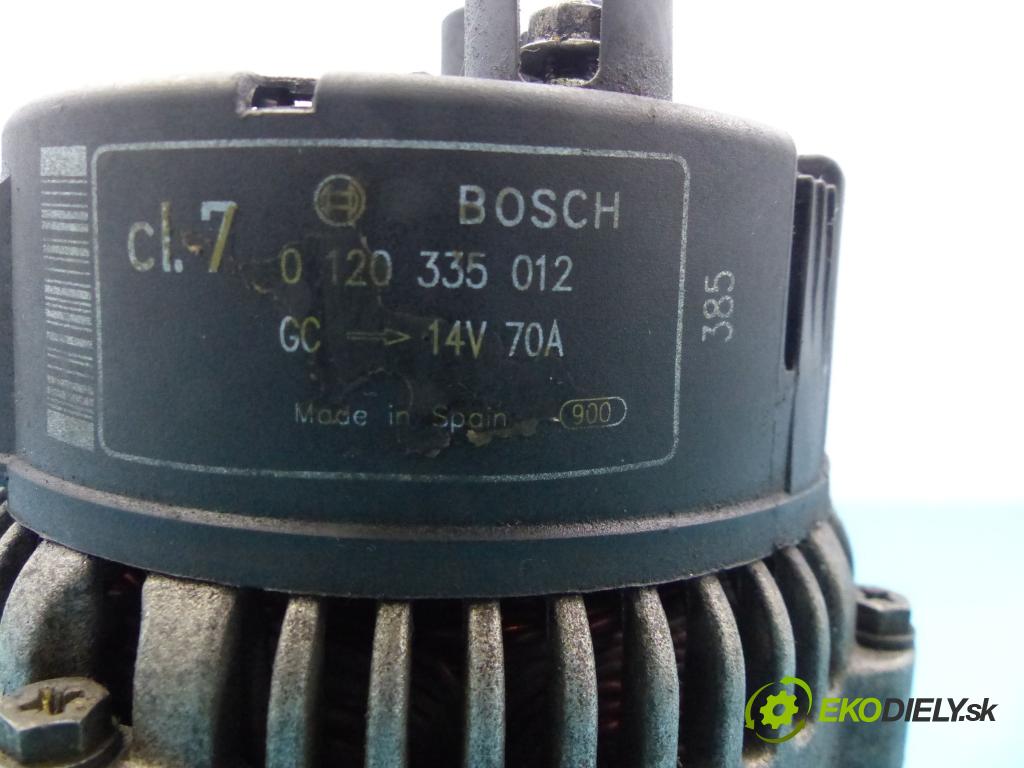 Peugeot 405 1.9 TD 90 hp manual 66 kW 1905 cm3 4- Alternator 0120335012 (Alternátory)
