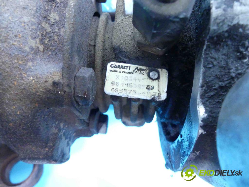 Peugeot 405 1.9 TD 90 HP manual 66 kW 1905 cm3 4- turbodúchadlo, turbo 465575-1 (Turbodúchadlá (kompletné))
