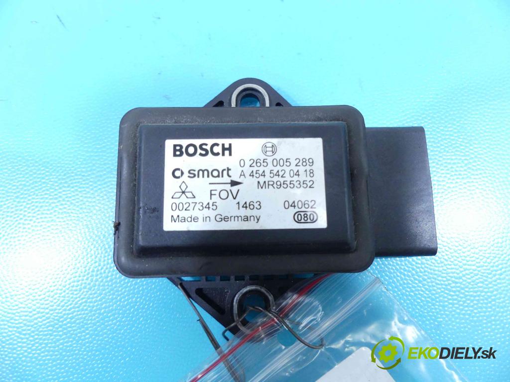 Smart Forfour I 2004-2006 1.5 16v 109 HP manual 80 kW 1499 cm3 5- snímač ESP 0265005289
