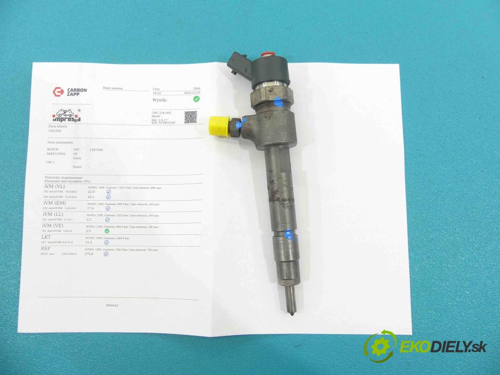 Alfa romeo 156 2.4 jtd 136 HP manual 100 kW 2387 cm3 5- vstrek 0445110002 (Vstrekovače)