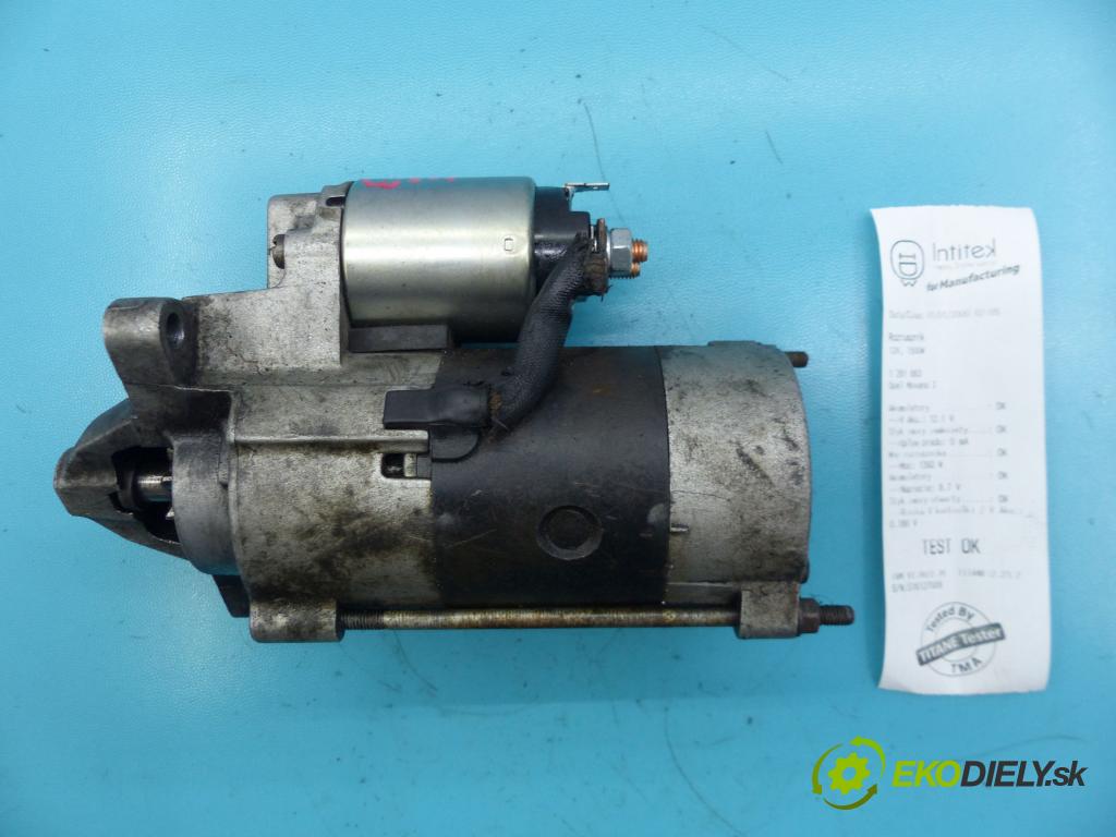 Opel Movano I 1999-2003 2.5d 82 HP manual 60 kW 2466 cm3 5- štartér  (Štartéry)