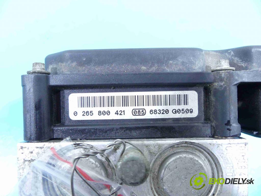Fiat Punto Grande 1.4 77 HP manual 57 kW 1368 cm3 5- čerpadlo abs 0265231535 (Pumpy ABS)