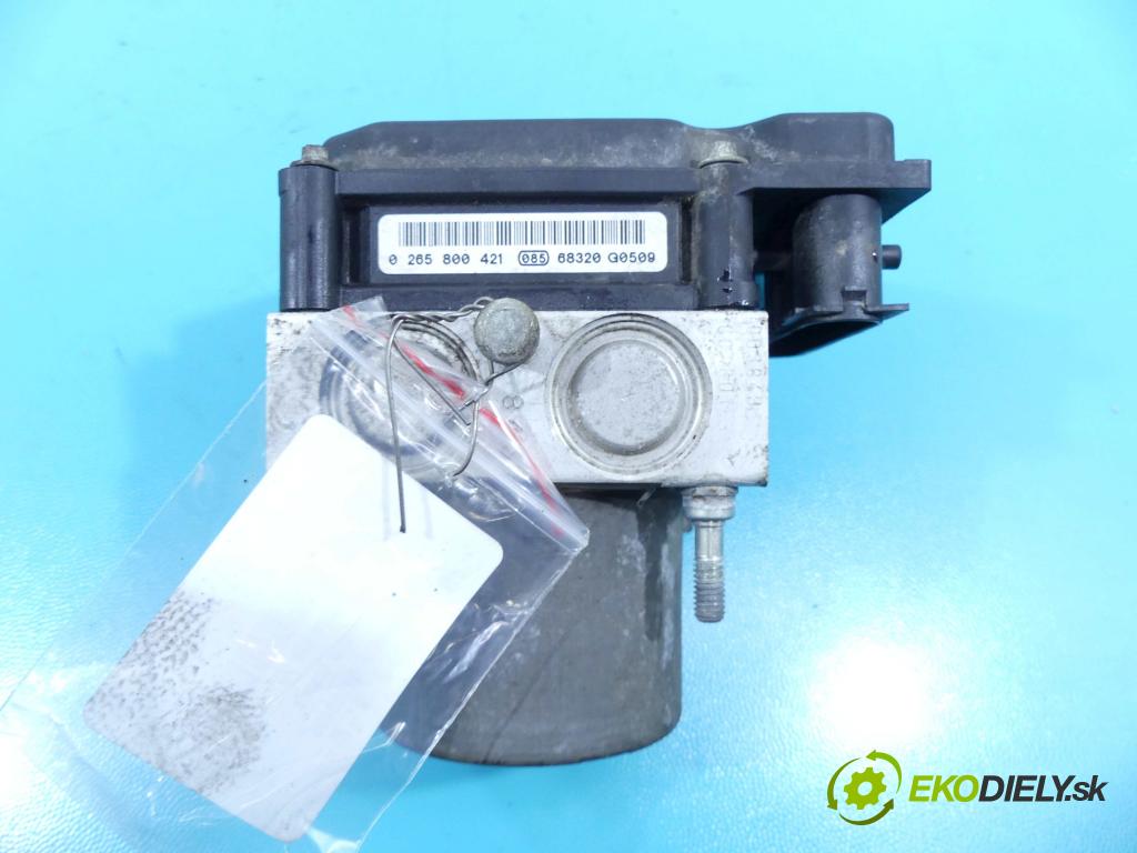 Fiat Punto Grande 1.4 77 HP manual 57 kW 1368 cm3 5- čerpadlo abs 0265231535 (Pumpy ABS)