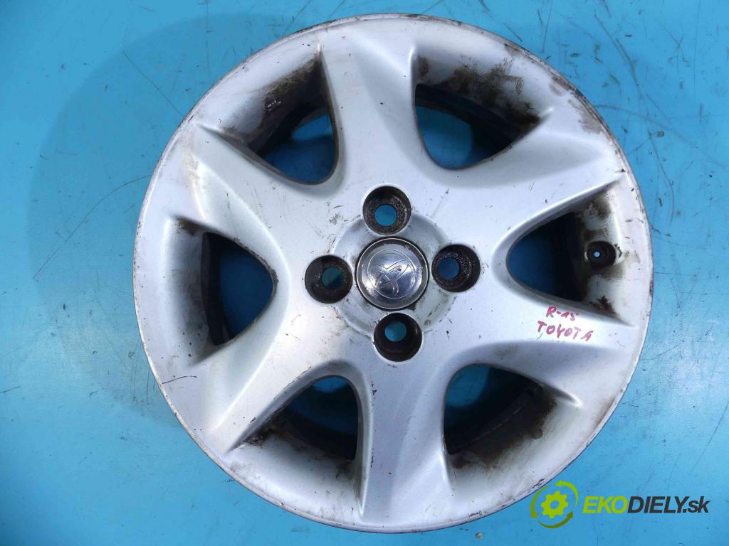 Toyota Corolla Verso I 2001-2004 2.0 D4D 90 hp manual 66 kW 1995 cm3 5- hlinikové disky R15 4X100 ET45 6J