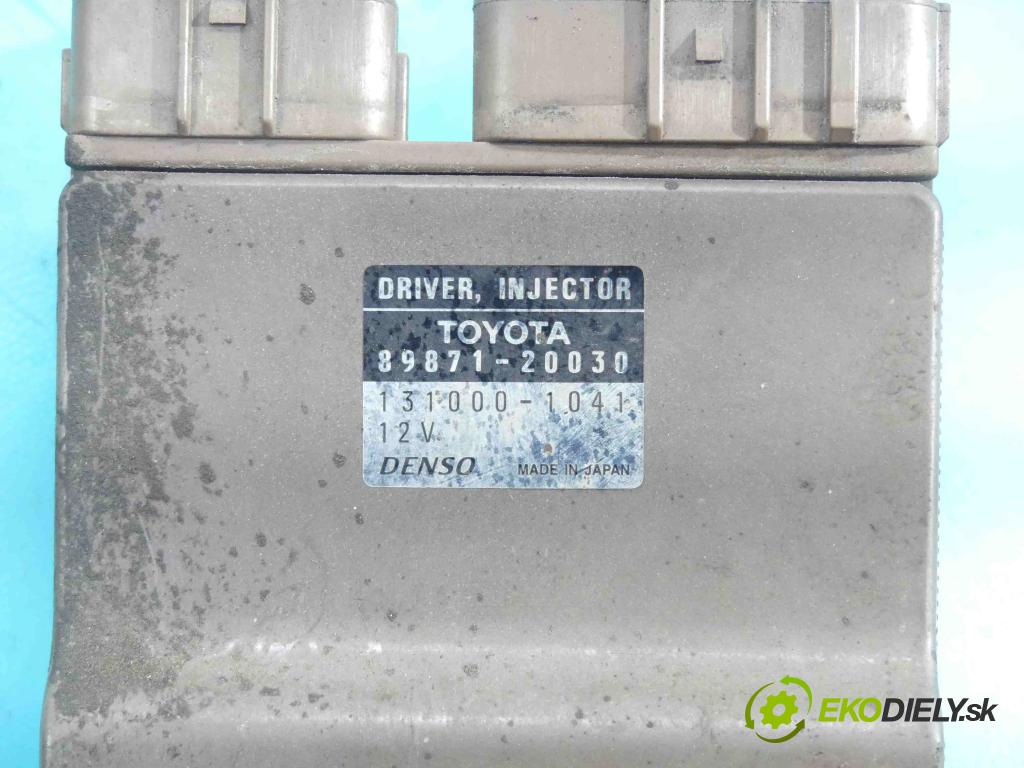 Toyota Corolla Verso I 2001-2004 2.0 D4D 90 HP manual 66 kW 1995 cm3 5- modul riadiaca jednotka 89871-20030 (Ostatné)