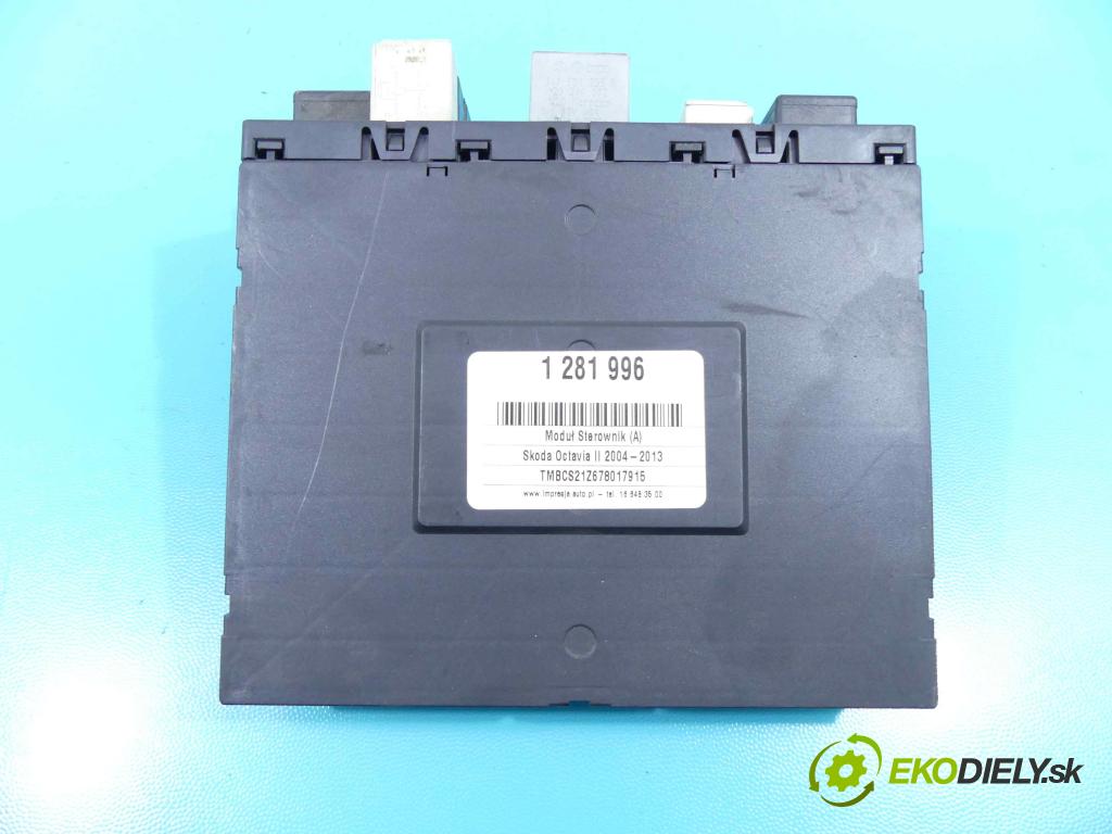 Skoda Octavia II 2004-2013 1.9 tdi 105 HP manual 77 kW 1896 cm3 5- modul riadiaca jednotka 3C0937049E (Ostatné)