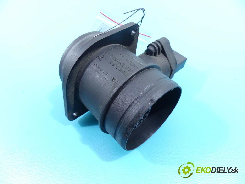 Skoda Octavia II 2004-2013 1.9 tdi 105 HP manual 77 kW 1896 cm3 5- průtokoměr: 0281002531 (Váhy vzduchu)